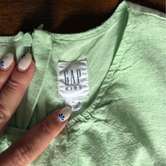 Girls Gap Kids Linen Jumpsuit XL - Picture 4 of 5